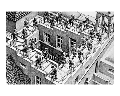 Escher perspectief